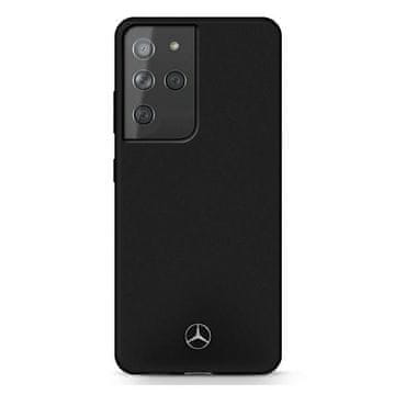MERCEDES Silikonska linija Mercedes - ovitek za Samsung Galaxy S21 Ultra (črn)