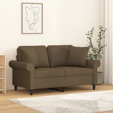 Vidaxl vidaXL Dekorativne blazine, komplet 2 kosov, rjave, 40x40 cm, blago