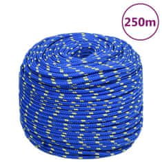 shumee vidaXL Delovna vrv moder 8 mm 250 m polipropilen