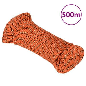 Vidaxl vidaXL Jadralna vrv, oranžna, 4 mm, 500 m, polipropilen