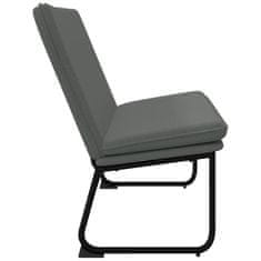 Vidaxl Klop temno siva 100x75x76 cm blago