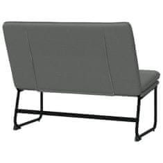 Vidaxl Klop temno siva 100x75x76 cm blago