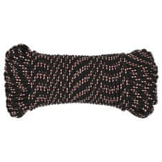 Vidaxl Delovna vrv črna 5 mm 250 m polipropilen