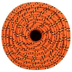 Vidaxl Vrv za čoln oranžna 8 mm 500 m polipropilen