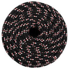 Vidaxl Vrv za čoln bela 10 mm 25 m polipropilen