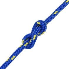 Vidaxl Delovna vrv moder 3 mm 250 m polipropilen