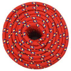 Vidaxl vidaXL Jadralna vrv, rdeča, 14 mm, 25 m, polipropilen