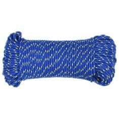 Vidaxl Delovna vrv moder 5 mm 500 m polipropilen