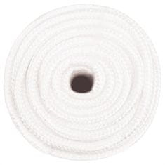 Vidaxl Vrv za čoln popolnoma bela 18 mm 25 m polipropilen