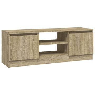 Vidaxl TV omarica z vrati sonoma hrast 102x30x36 cm