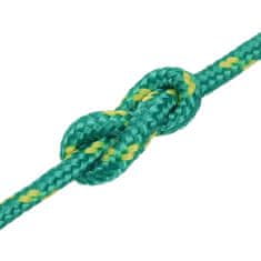 Vidaxl Vrv za čoln zelena 4 mm 250 m polipropilen