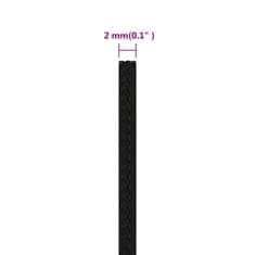 Vidaxl Delovna vrv bela 2 mm 50 m poliester
