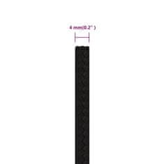 Vidaxl Delovna vrv bela 4 mm 100 m poliester