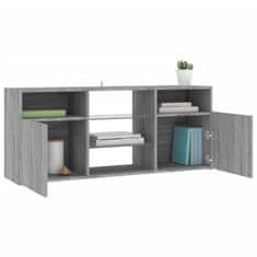 Vidaxl TV omarica z LED lučkami siva sonoma 120x30x50 cm