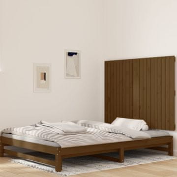 Vidaxl vidaXL Vzglavje postelje 127,5x3x90 cm borov les