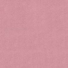 Greatstore Klop roza 110x40x49 cm žamet