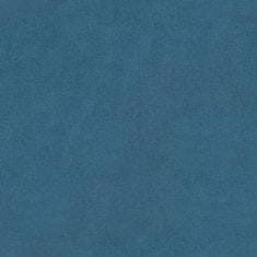 Greatstore Klop modra 110,5x45x49 cm žamet