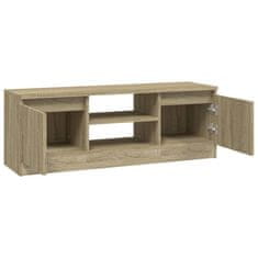Vidaxl TV omarica z vrati sonoma hrast 102x30x36 cm