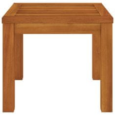 Vidaxl Vrtni stolčki z blazinami 2 kosa 40x40x42 cm trden akacijev les