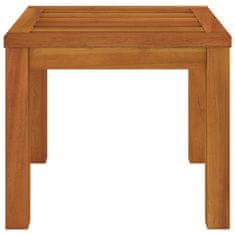 Vidaxl Vrtni stolčki z blazinami 2 kosa 40x40x42 cm trden akacijev les