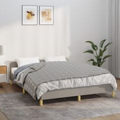 shumee vidaXL Obtežena odeja siva 120x180 cm 9 kg blago
