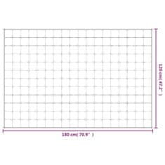 Vidaxl Obtežena odeja modra 120x180 cm 5 kg blago
