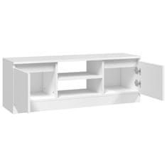 Vidaxl TV omarica z vrati bela 102x30x36 cm