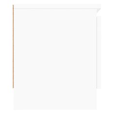 Vidaxl TV omarica z vrati bela 102x30x36 cm