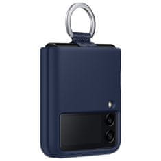 Samsung ring silicone cover case ovitek za samsung galaxy z flip 3 viseča torbica mornarsko modra (ef-pf711tnegww)