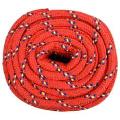 Vidaxl vidaXL Jadralna vrv, rdeča, 16 mm, 25 m, polipropilen