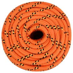 Greatstore Vrv za čoln oranžna 18 mm 25 m polipropilen