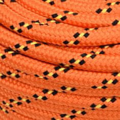 Greatstore Vrv za čoln oranžna 16 mm 25 m polipropilen