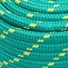 Vidaxl Vrv za čoln zelena 20 mm 50 m polipropilen