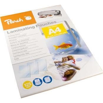 Peach folija za laminiranje A4 (216x303mm), 125 mikrometrov, 25 kosov