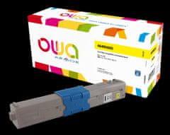 Armor OWA toner, združljiv z OKI 46490605, 6000st, rumen/rumen