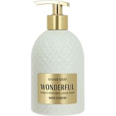 Vivian Gray Luksuzno tekoče milo Wonderful White Flowers (Liquid Soap) 500 ml