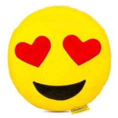 HappyFace Blazina plišasta emoji srčki v očeh 32cm