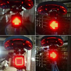 GOTEL Kolesarski aku. LED zaslon s funkcijo indikatorja in laserskim projektorjem USB
