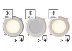 Emos Extensio LED panel, okrogel, vgradni, nevtralna bela, 5,5 W (ZD1312)