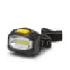 Naglavna / čelna COB LED baterijska svetilka 3W 100lm 3 x AAA