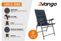 Vango Cayo XL Chair Granite Grey stol