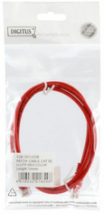Digitus UTP kabel, CAT.5e, 1m, rdeč (DK-1511-010/R)