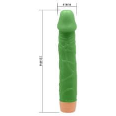 Baile Bill realistični vibrator na baterije zelena