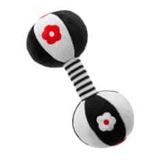 AKUKU Otroška senzorična kontrastna igrača z ropotuljico Chinka