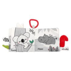 AKUKU Otroška senzorična kontrastna knjiga živali