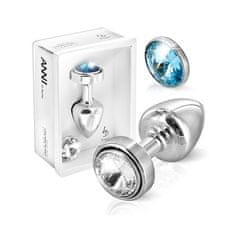 Diogol Kovinski analni čep z zamenljivim diamantom "Anni" (R514950)