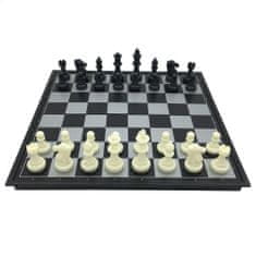 Northix Komplet za igro 3 v 1, šah - backgammon - dama 