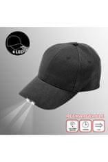 kapa CAP103 z LED lučko črna