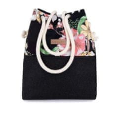 ZAGATTO Ženska torbica Black/Tokio Flowers ZG-605