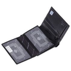 ZAGATTO Moška vertikalna usnjena denarnica ZG-001-BAR-2 RFID Secure